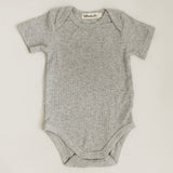 Classic Short Sleeve Onesie - Heather Grey